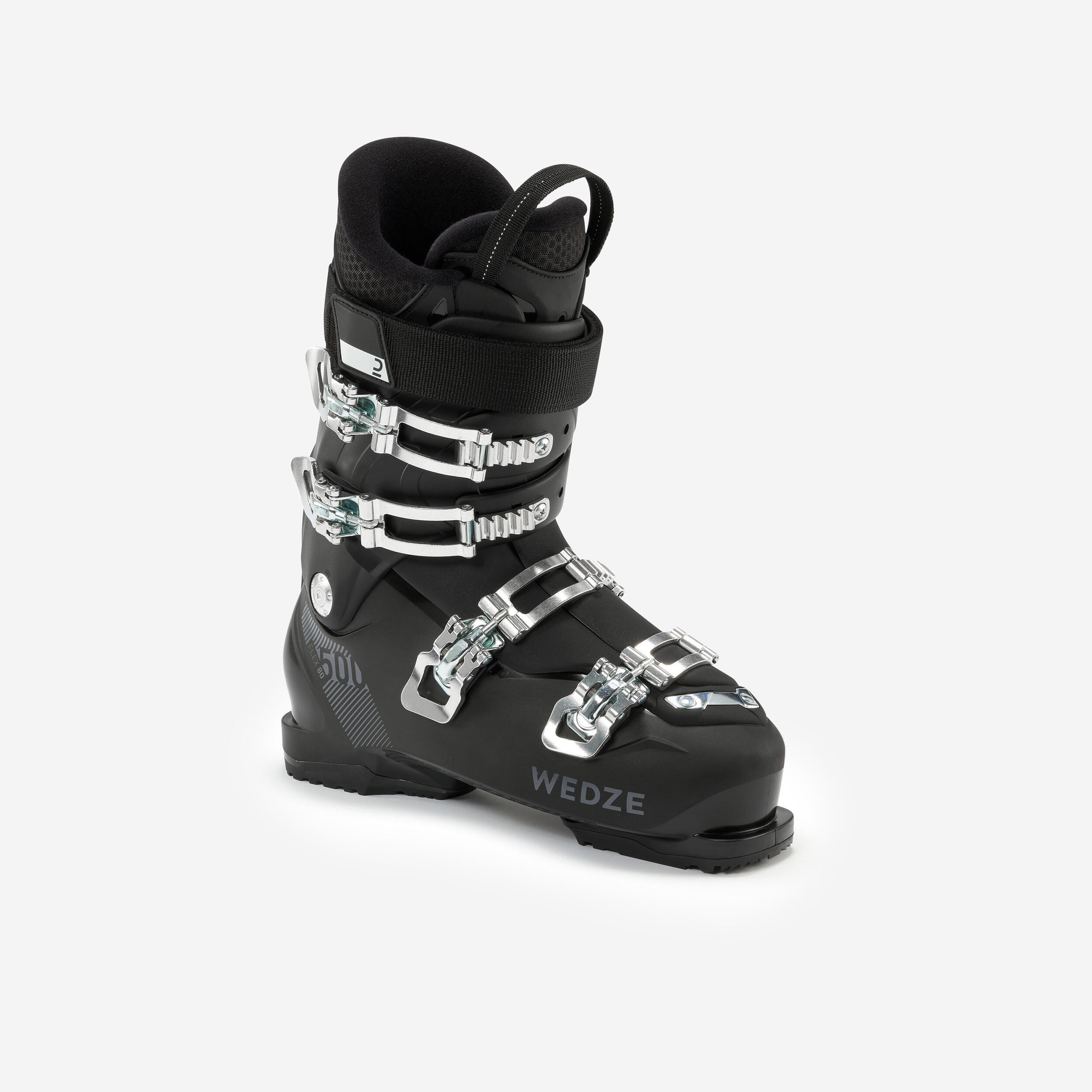 Image of Men’s Ski Boots – 500 Black