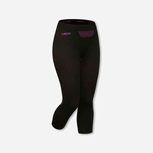 
      Women’s Seamless Ski Base Layer Bottom - BL 580 I-Soft - Black/Purple
  