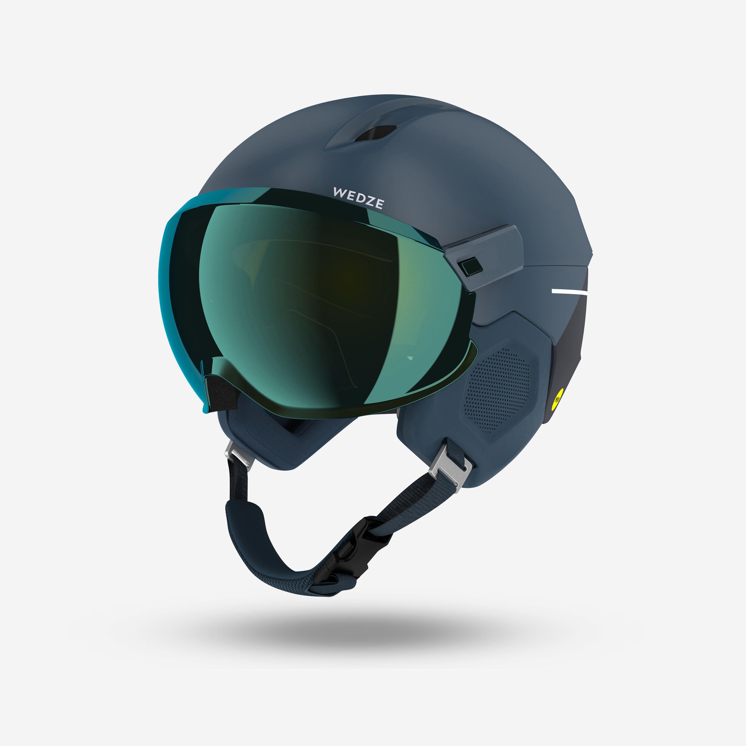 PST 950 MIPS Adult ski helmet with visor - blue  1/8