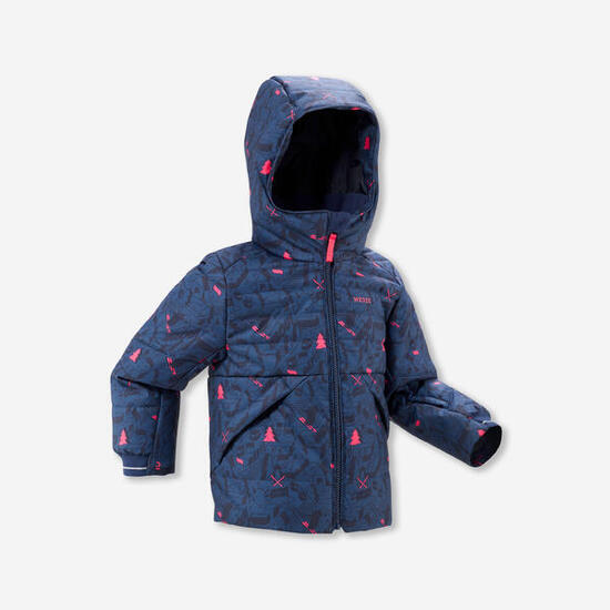Piumino sci bambino 100 WARM blu