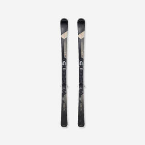 MEN’S ALPINE SKI WITH BINDING - CROSS 550+ BLACK