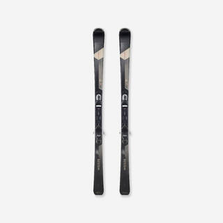 MEN’S ALPINE SKI WITH BINDING - CROSS 550+ BLACK