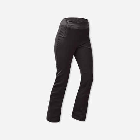 Γυναικείο παντελόνι σκι 500 Slim - Μαύρο