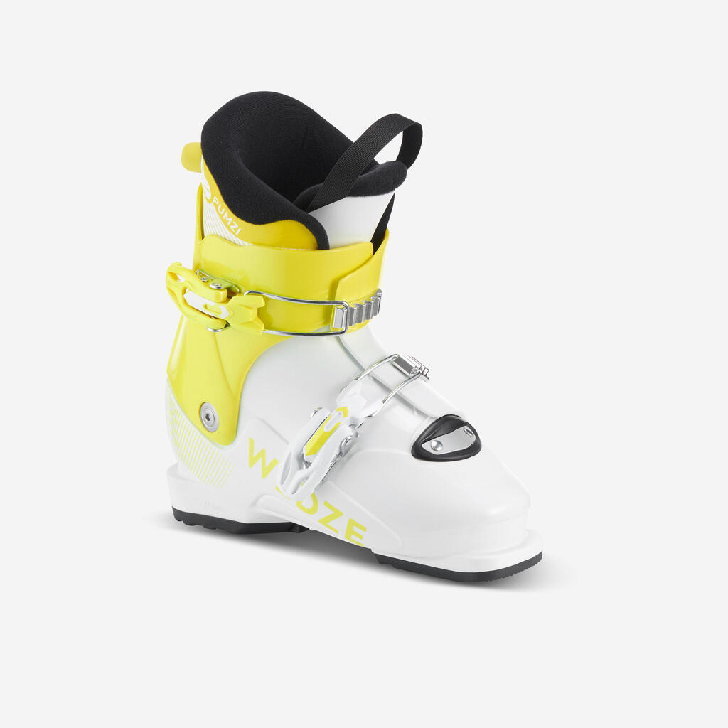 KIDS’ SKI BOOTS PUMZI 500 YELLOW