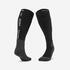 Adult Ski and Snowboard Socks 100 Plus - Black and Grey