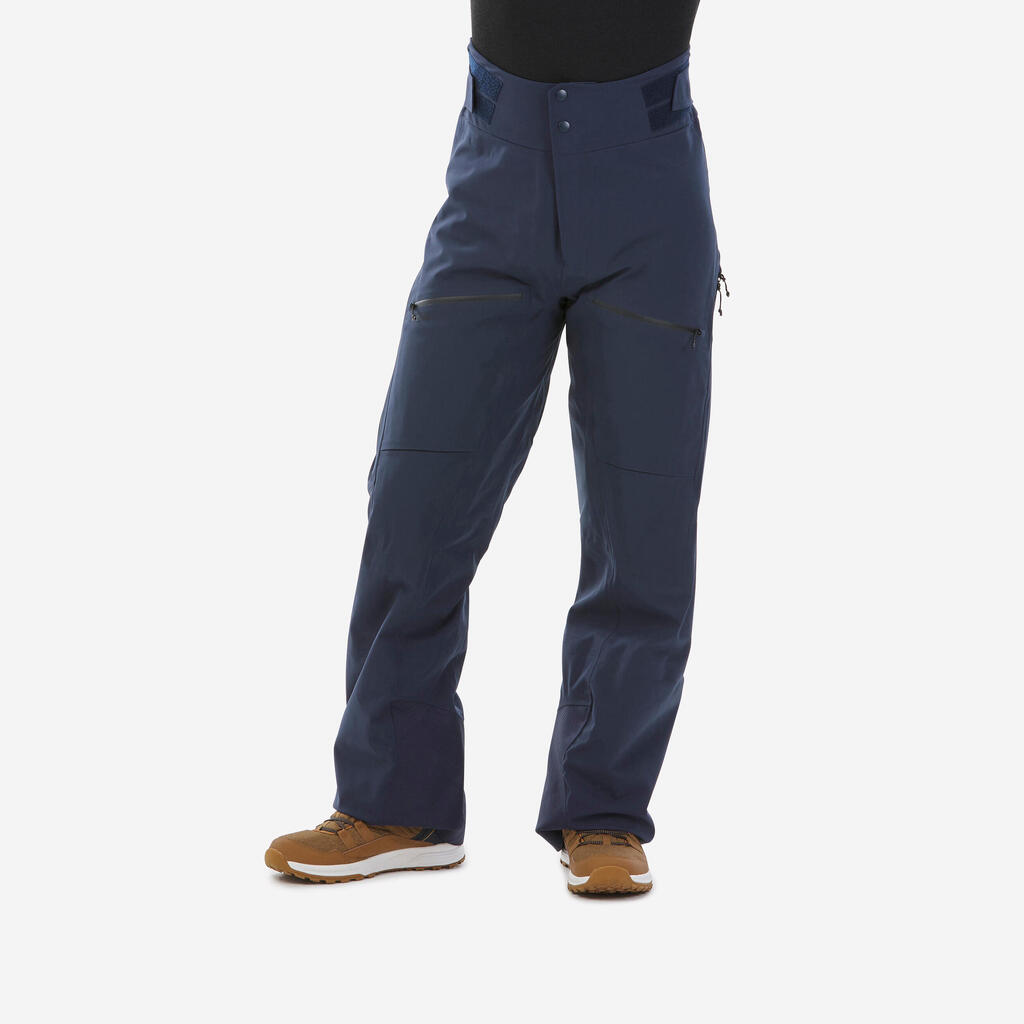 MEN’S SKI TROUSERS FR500 - NAVY BLUE