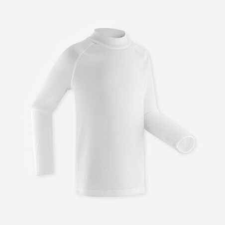 Playera térmica de esquí para niños - BL100 - Blanco 