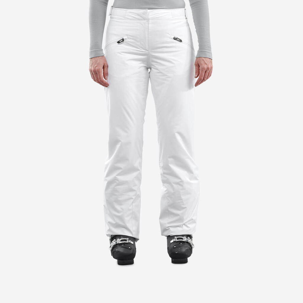 Skihose Damen Piste warm - 180 weiss 