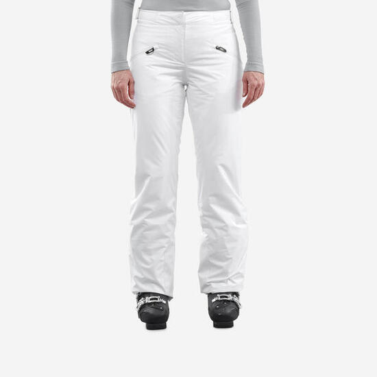 Skihose Damen Piste warm - 180 weiss