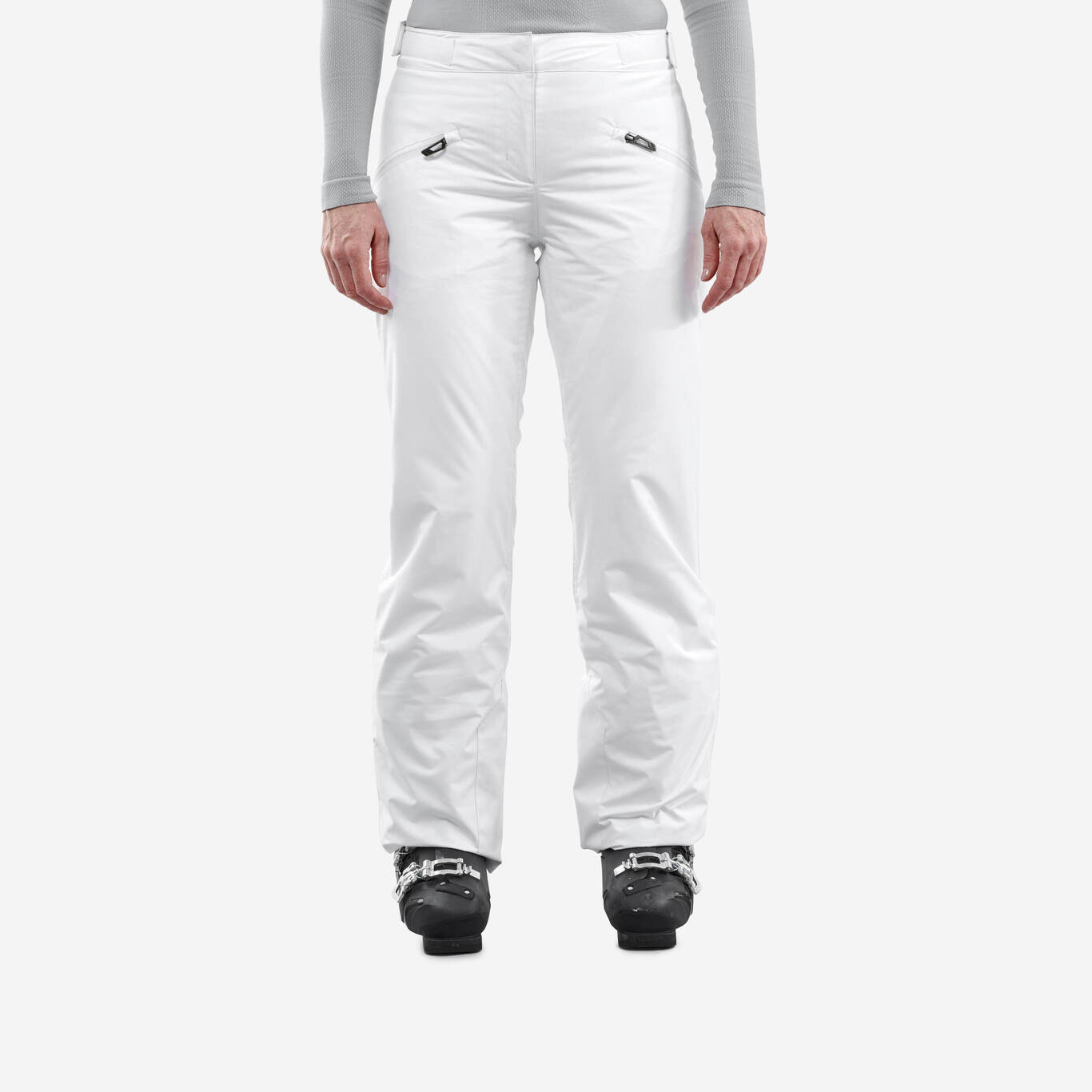 WOMEN’S WARM SKI TROUSERS 180 - WHITE