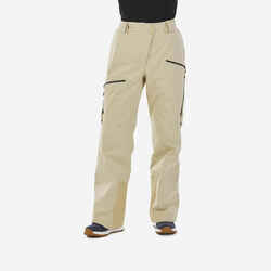 WOMEN’S SKI TROUSERS FR100 - BEIGE