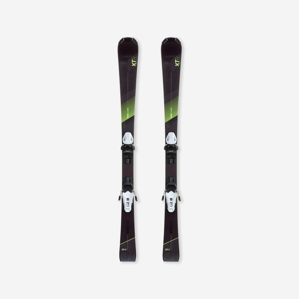 JR DOWNHILL  SKI WITH BINDINGD - BOOST 900 - BLACK/YELLOW 