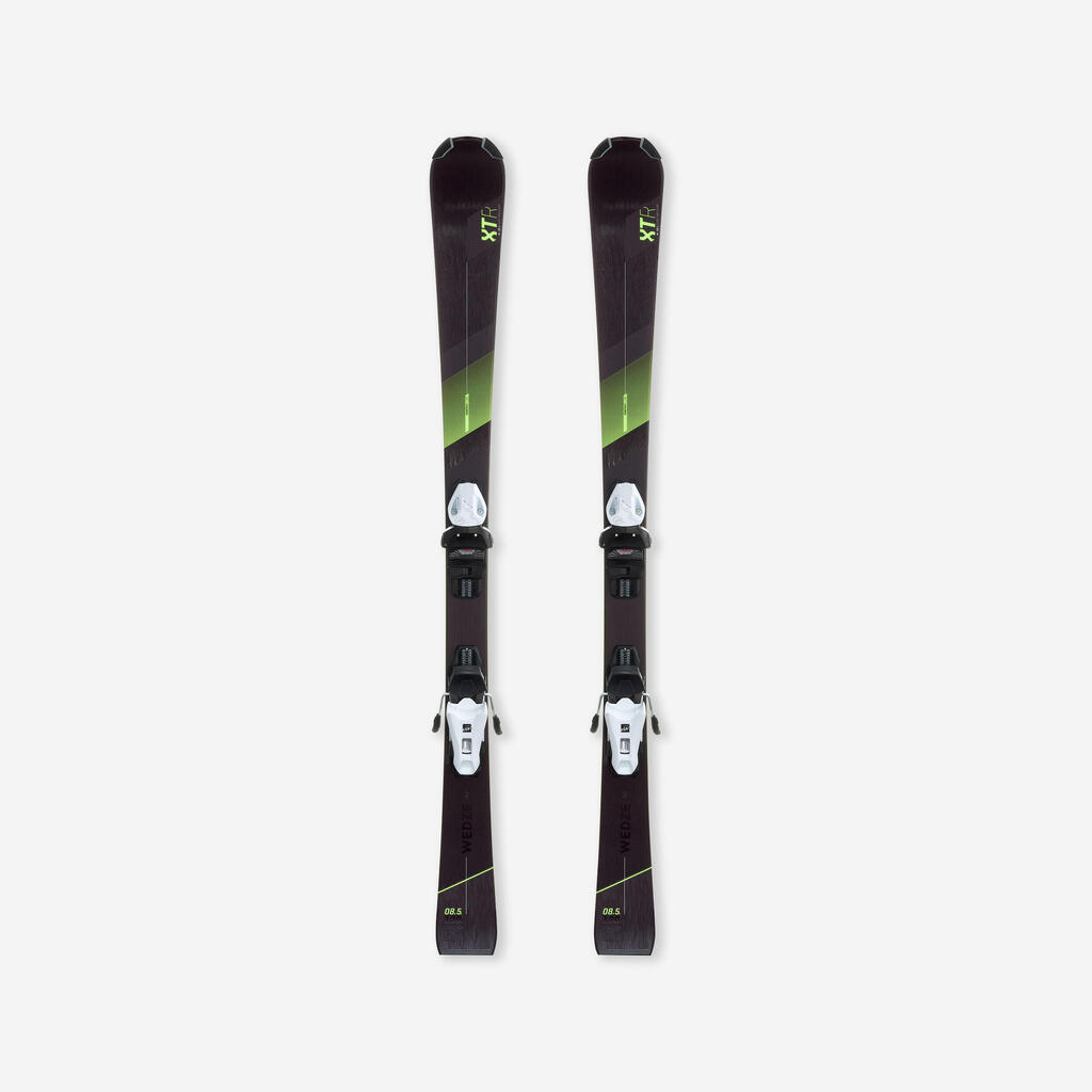 Ski Kinder mit Bindung Piste - Boost 900 schwarz/gelb