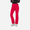 Women’s Warm and Fitted Ski Trousers 500 - Red