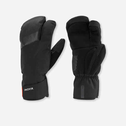 Hrejivé rukavice 500 na bežecké lyžovanie