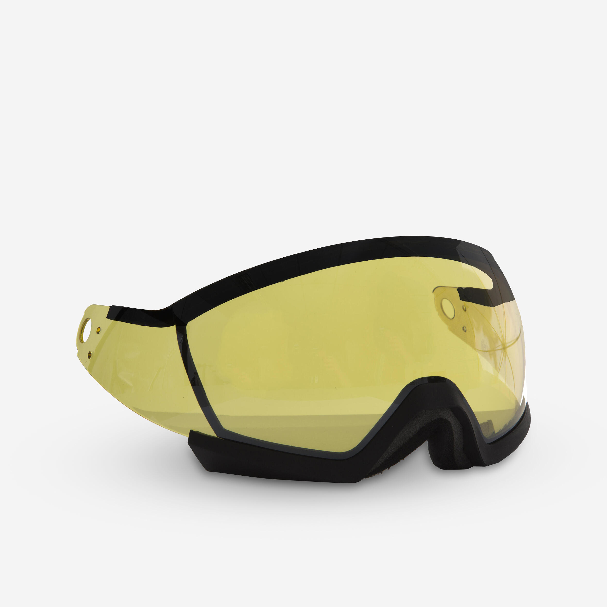 Wedze - Visière De Casque De Ski Adulte (feel 150 - Hrc 550 - Stream 550 - Feel 450) - Visière - Ski Freeski Snowboard Luge - Jaune - M/56/59 Cm -