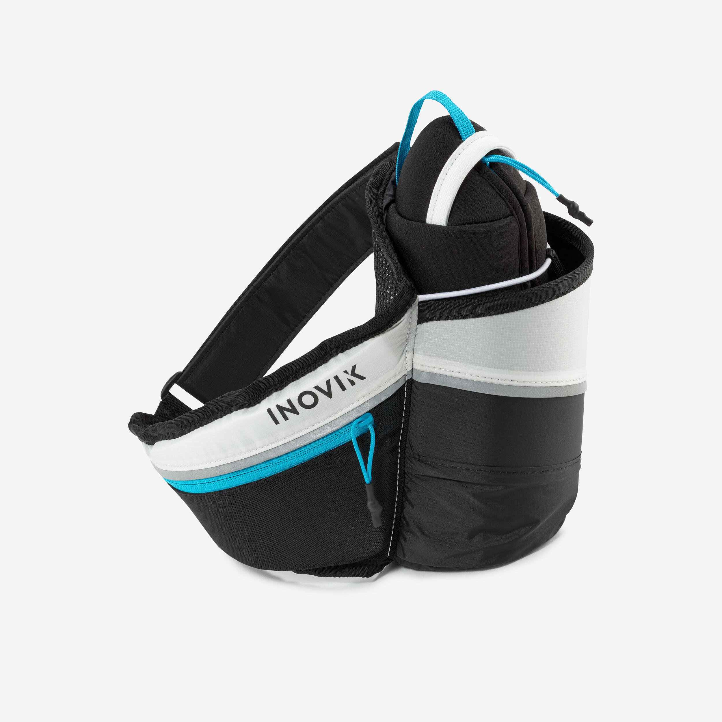 Decathlon | Porta borraccia bambino XS S BELT 100 blu e bianca |  Inovik