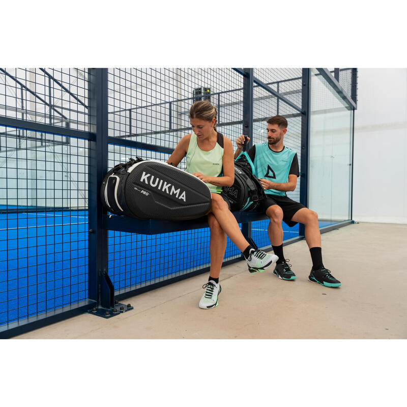 Geantă Izotermă Padel 46>54L Kuikma Pro Negru-Alb