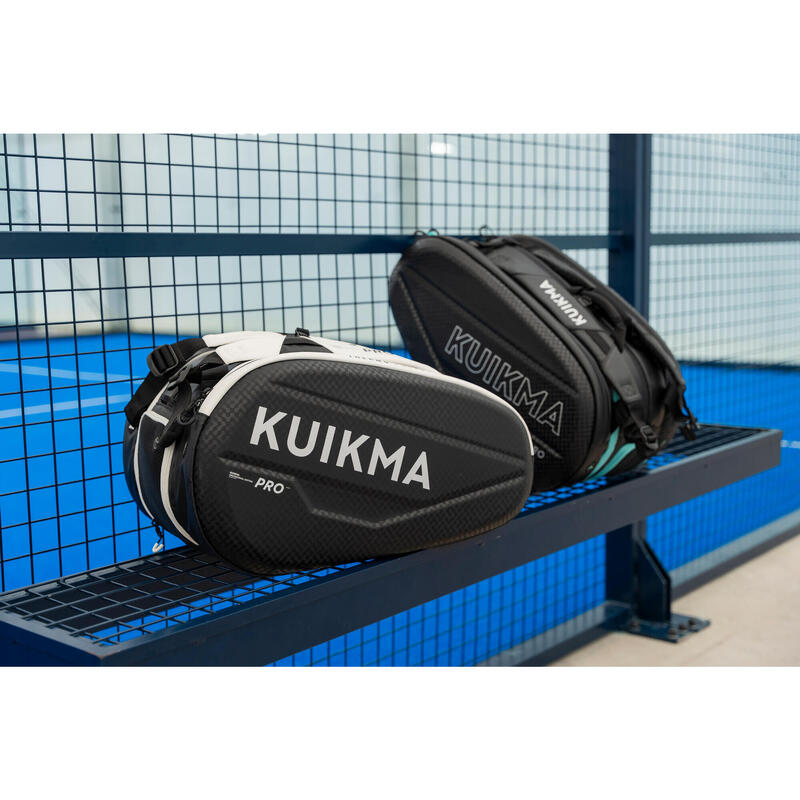 Padeltasche thermoisoliert 46>54 Liter - Kuikma Pro schwarz/weiss