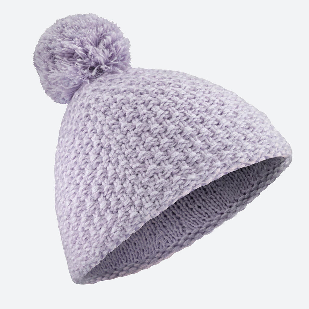 KIDS’ SKI HAT MADE IN FRANCE - TIMELESS - Purple