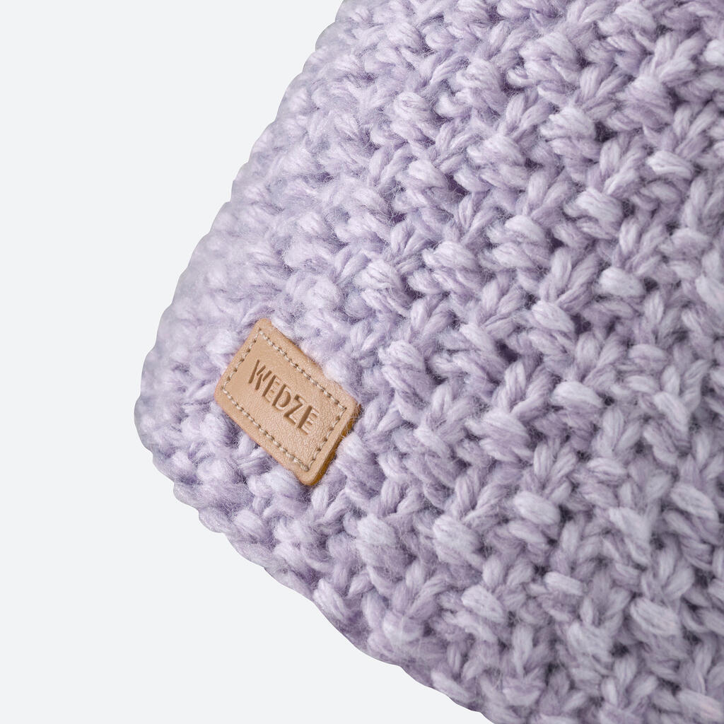 KIDS’ SKI HAT MADE IN FRANCE - TIMELESS - Purple