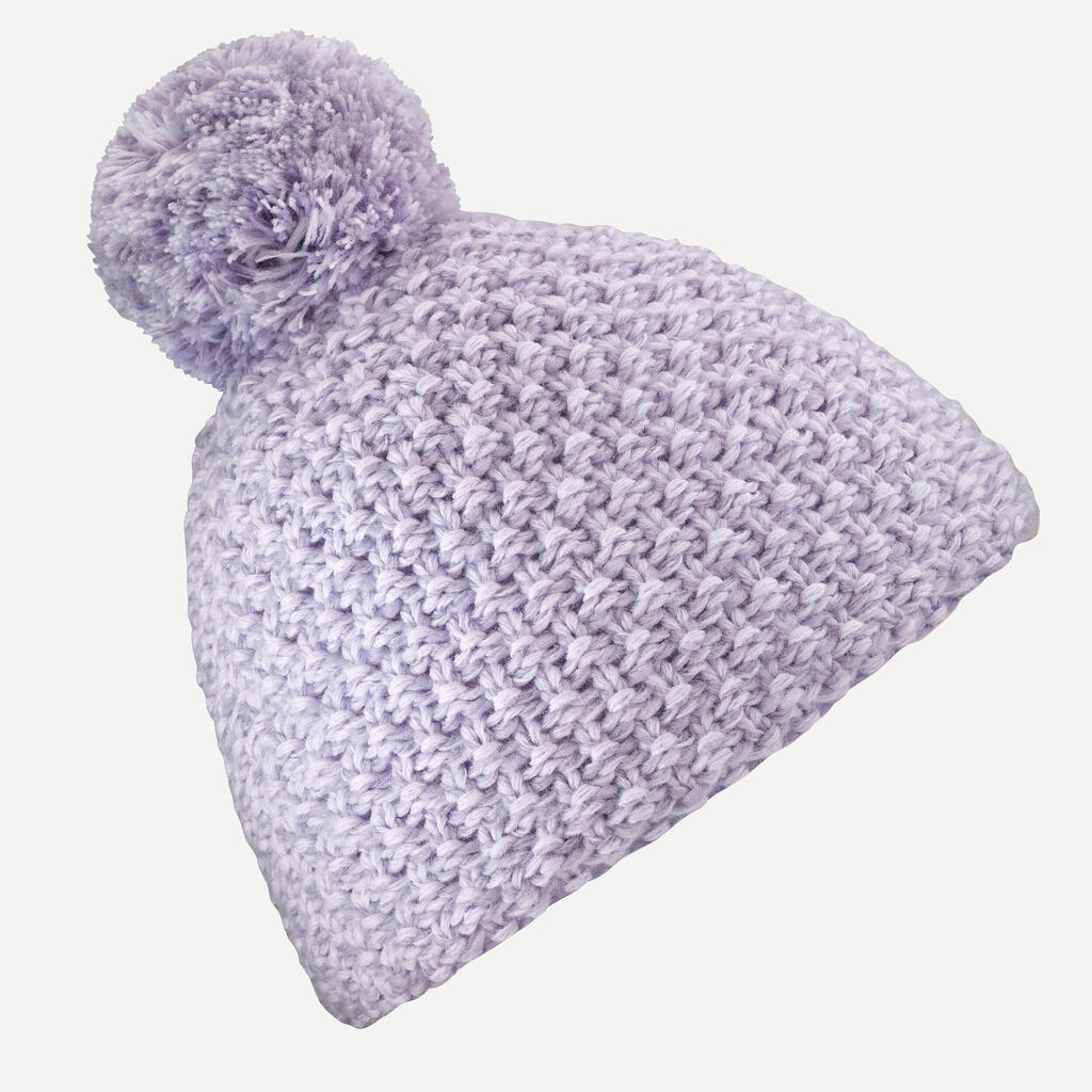 KIDS’ SKI HAT MADE IN FRANCE - TIMELESS - Purple