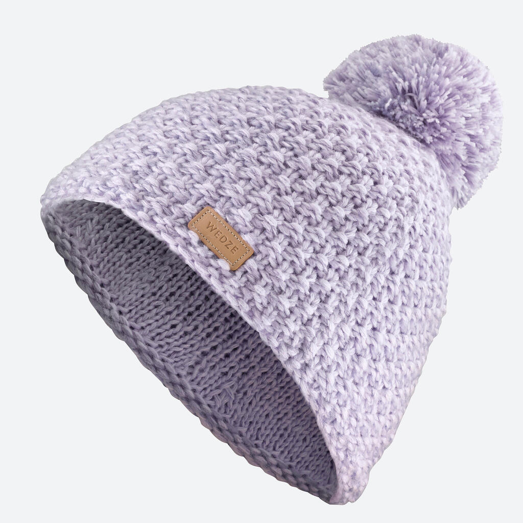 KIDS’ SKI HAT MADE IN FRANCE - TIMELESS - Purple