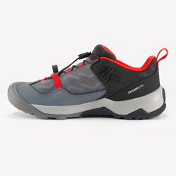 Chaussures de randonnée enfant à laçage rapide Crossrock ocre du 35 AU 38