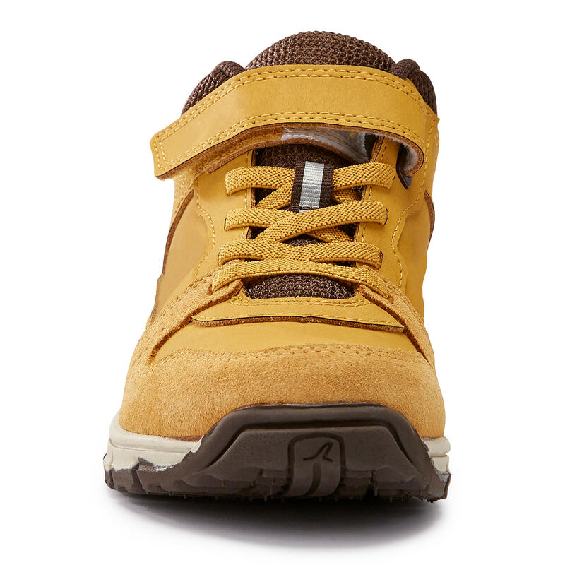 Çocuk Taba Rengi Deri Cırt Cırtlı Spor Ayakkabı Protect 560