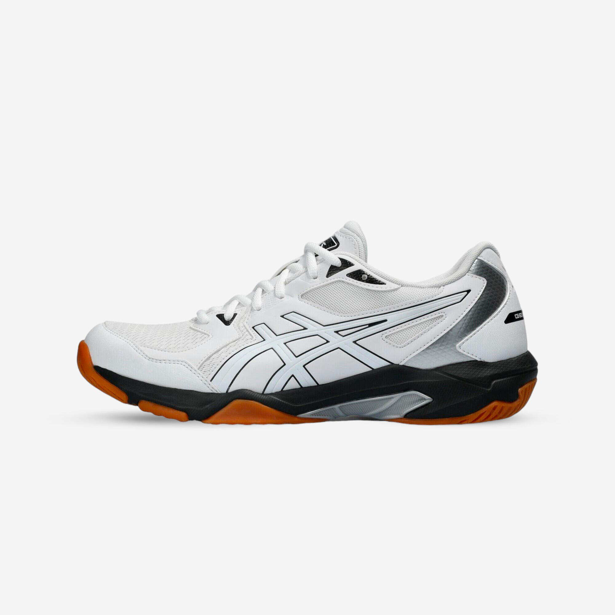 Damen Herren Volleyball Hallenschuhe ASICS GEL SPIKE weiss schwarz Decathlon
