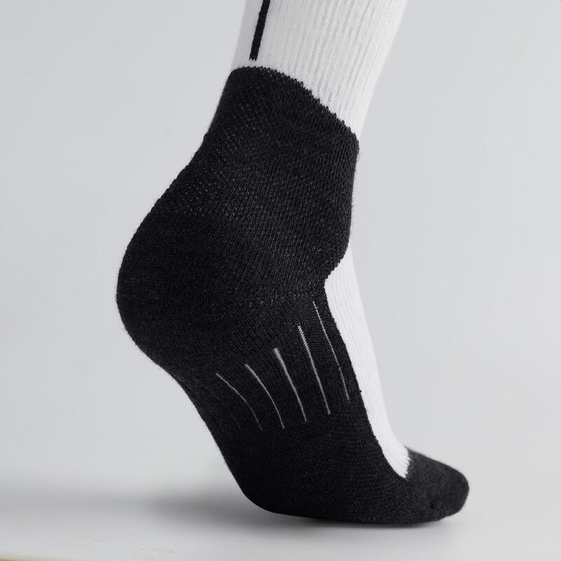 SKI SOCKS 100 WHITE BLACK CN