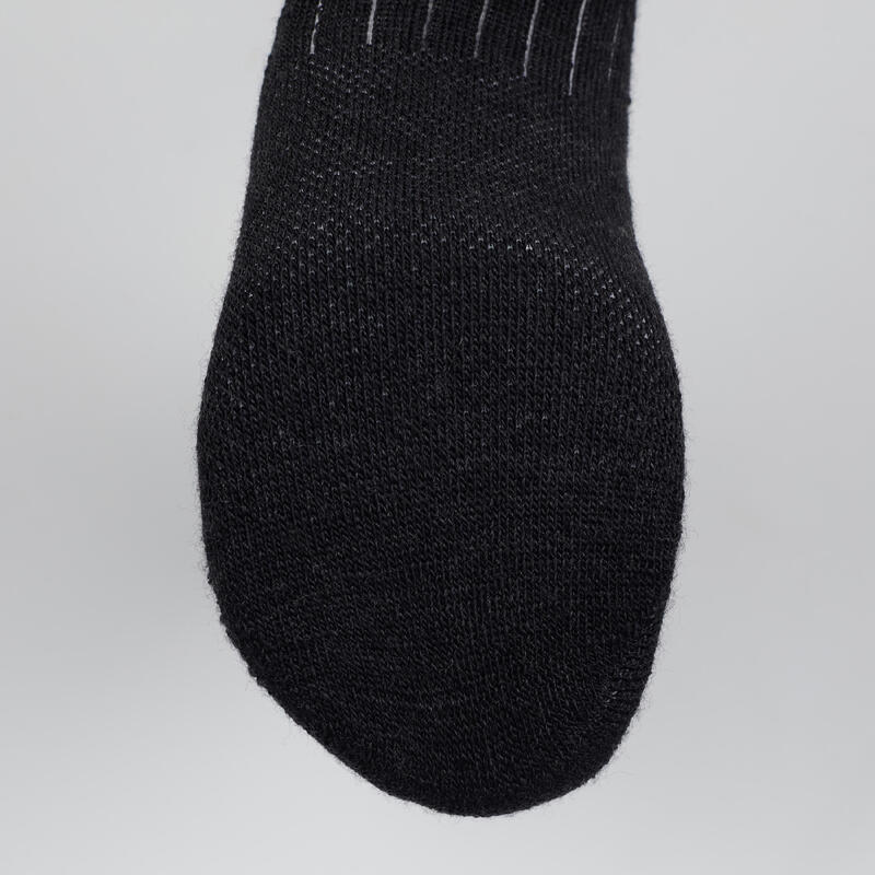 SKI SOCKS 100 WHITE BLACK CN