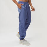 Quick Dry, Zip Pocket, Jog Fit-Mens Gym Trackpant Slate Blue