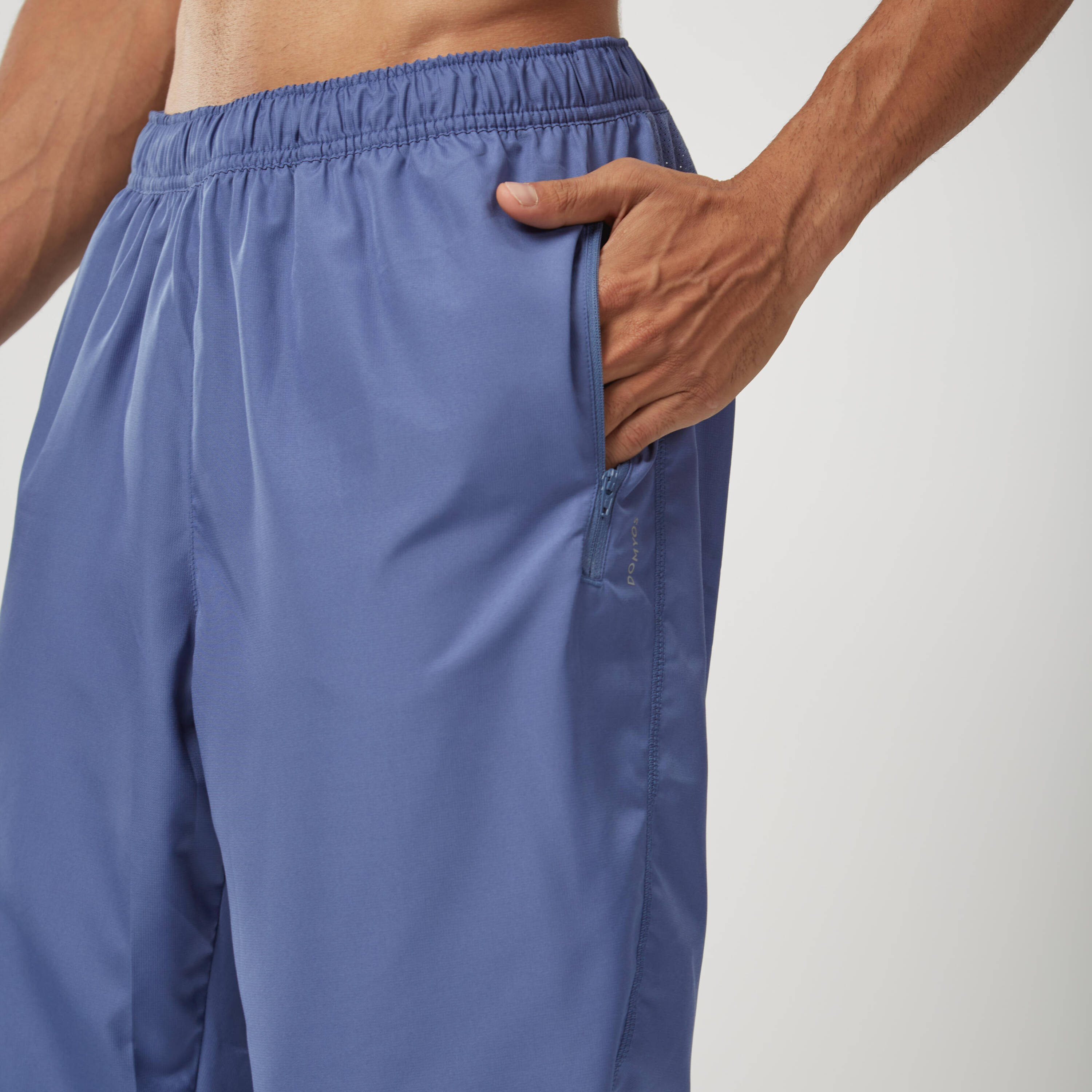 Men Gym Trackpants Slim Fit Jogger Style, Breathable, Quick Dry - Slate Blue -  4