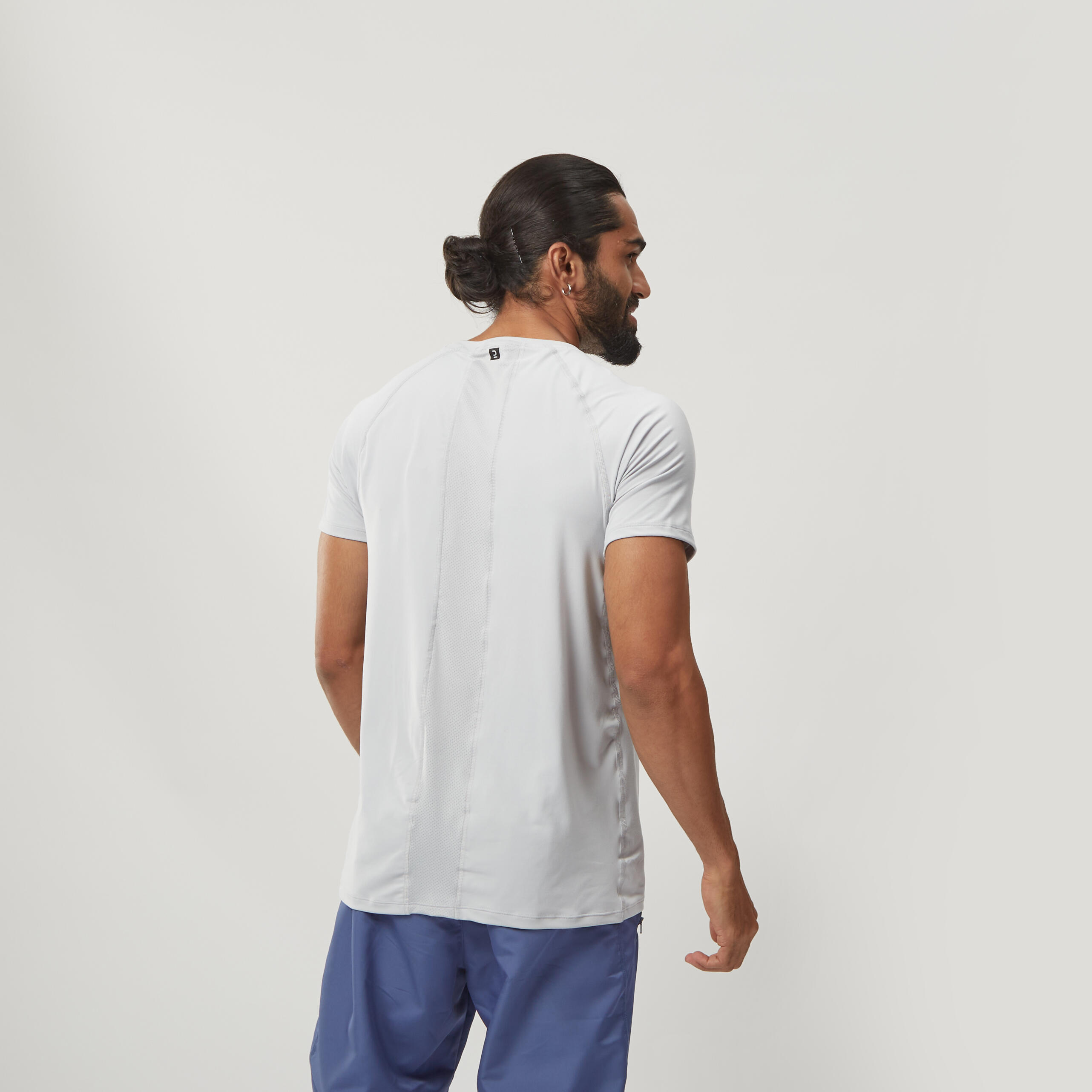 Men Gym Trackpants Joggers Slim Fit - Slate blue