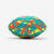 Ballon de rugby taille 2 mini, orange, vert, jaune