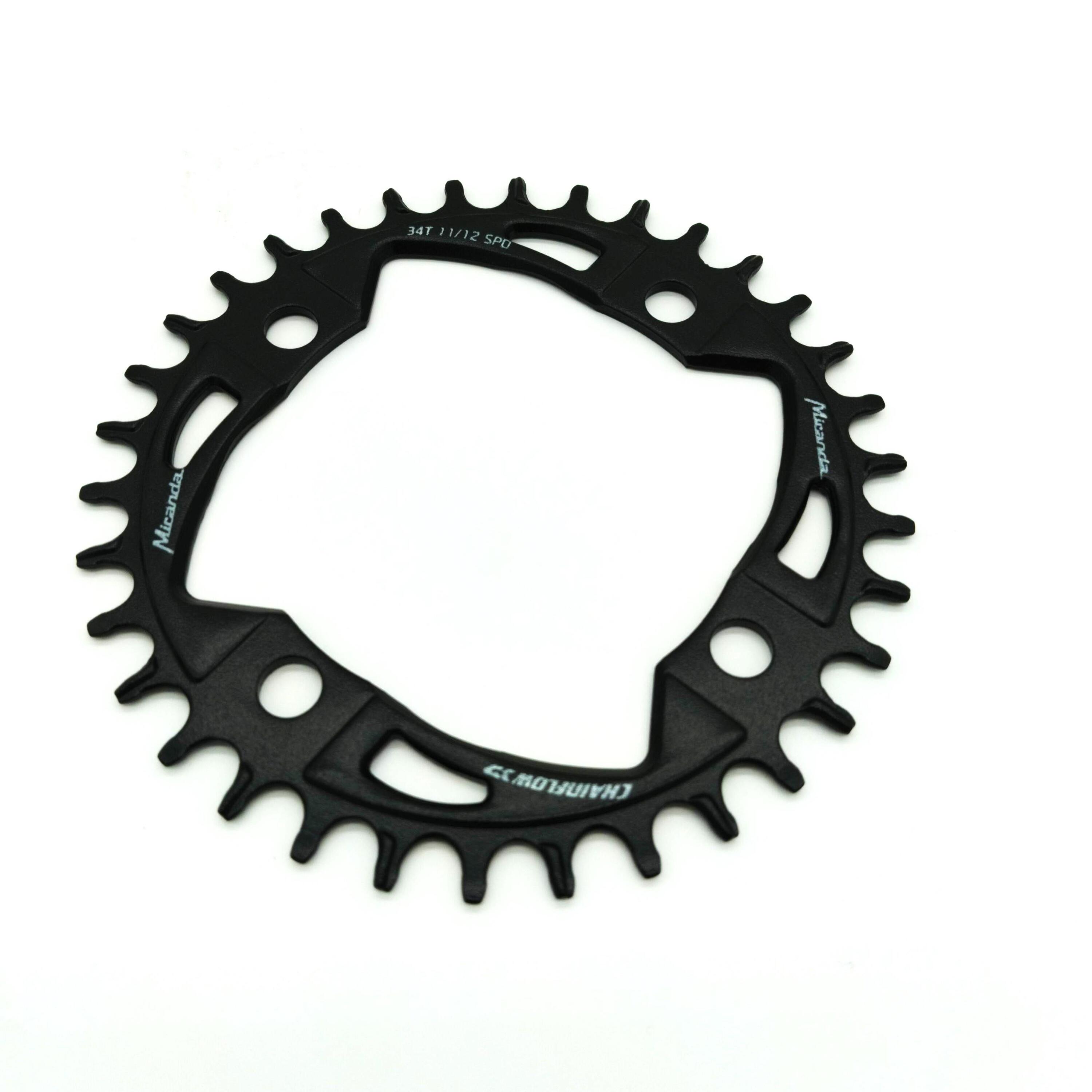 PRATO DE BICICLETA 32-34-36-38T BCD104 _ SEM SPIDER PARA BICICLETA ELÉTRICA 2/4