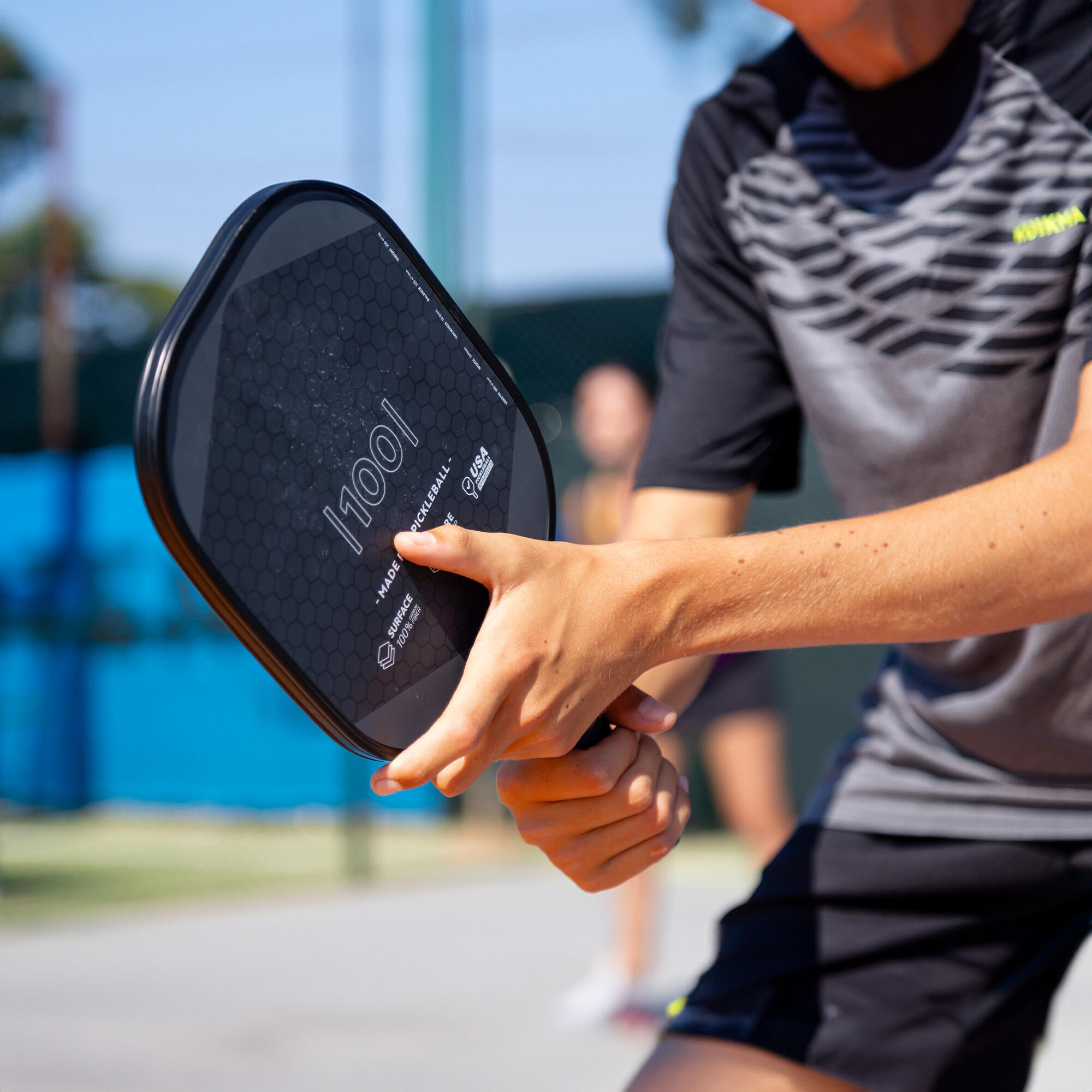 Raqueta de Pickleball 100 Negro 9/15