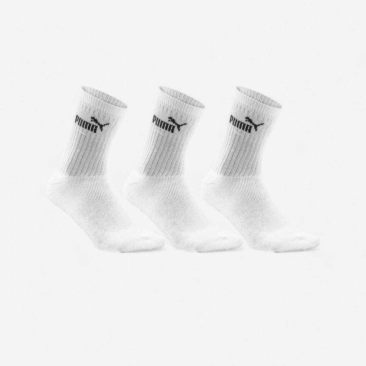 CHAUSSETTES PUMA HAUTES X3 BLANC