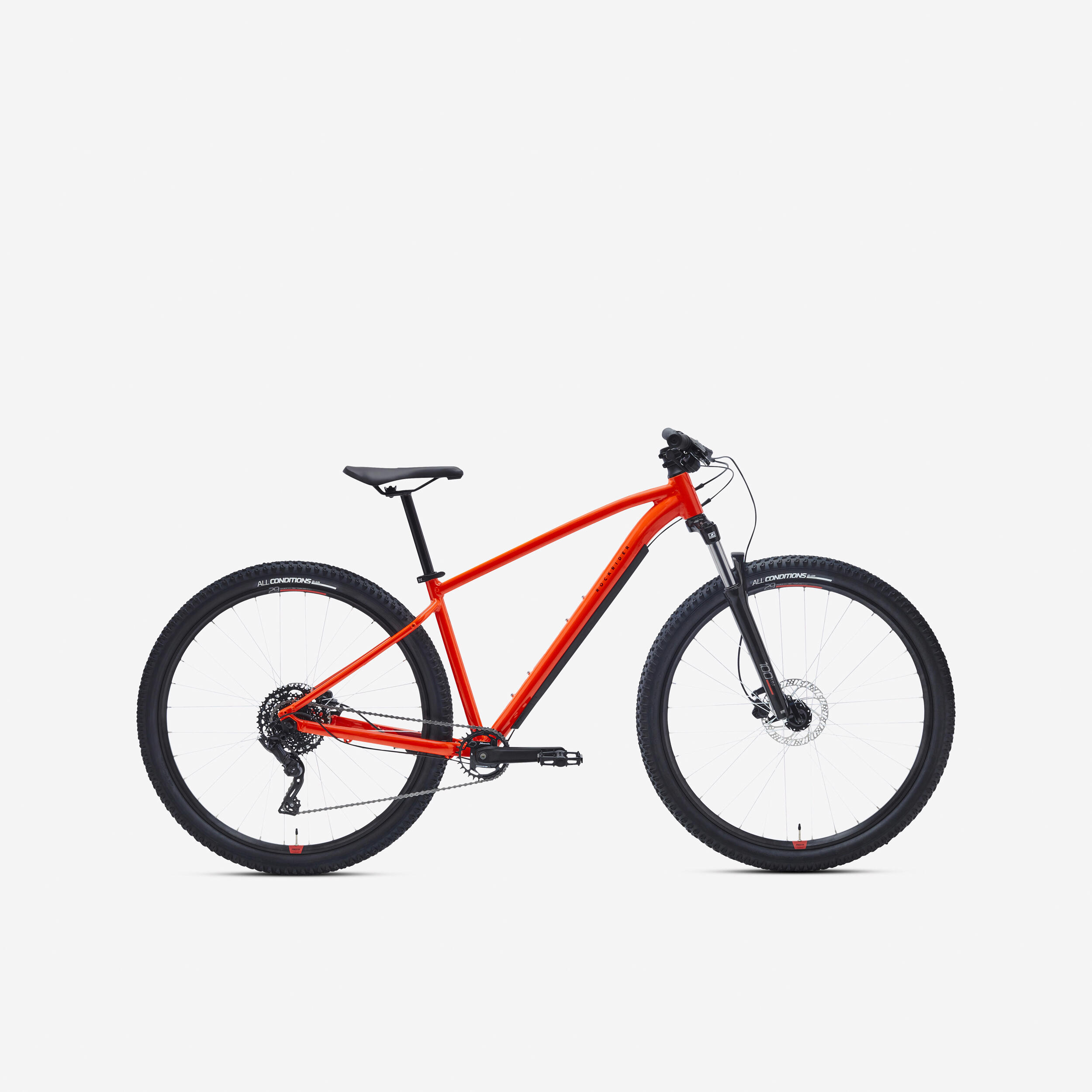 29" Touring Mountain Bike Expl 500 - Red 1/10