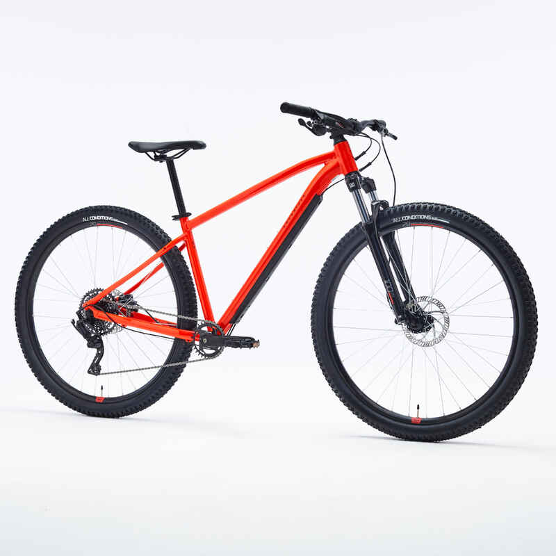 29" Touring Mountain Bike Expl 500 Red Decathlon