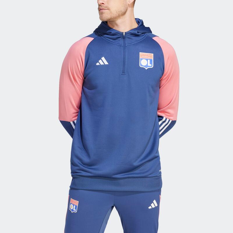 Camisola de Treino com Capuz Olympique Lyonnais Adulto Época 2023/2024