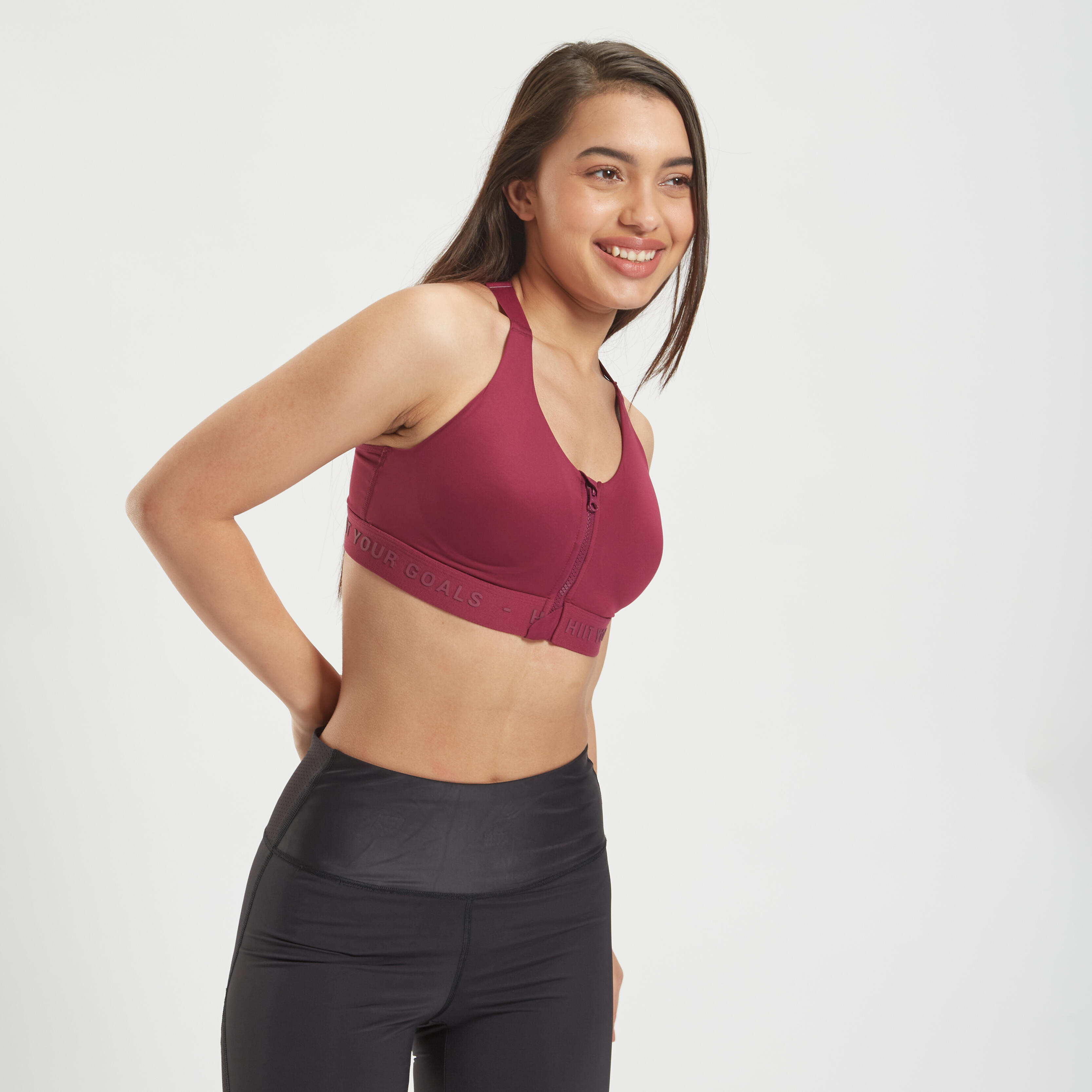 Domyos By Decathlon Maroon Padded High Support Fitness Sports Bra Price in  India, Full Specifications & Offers