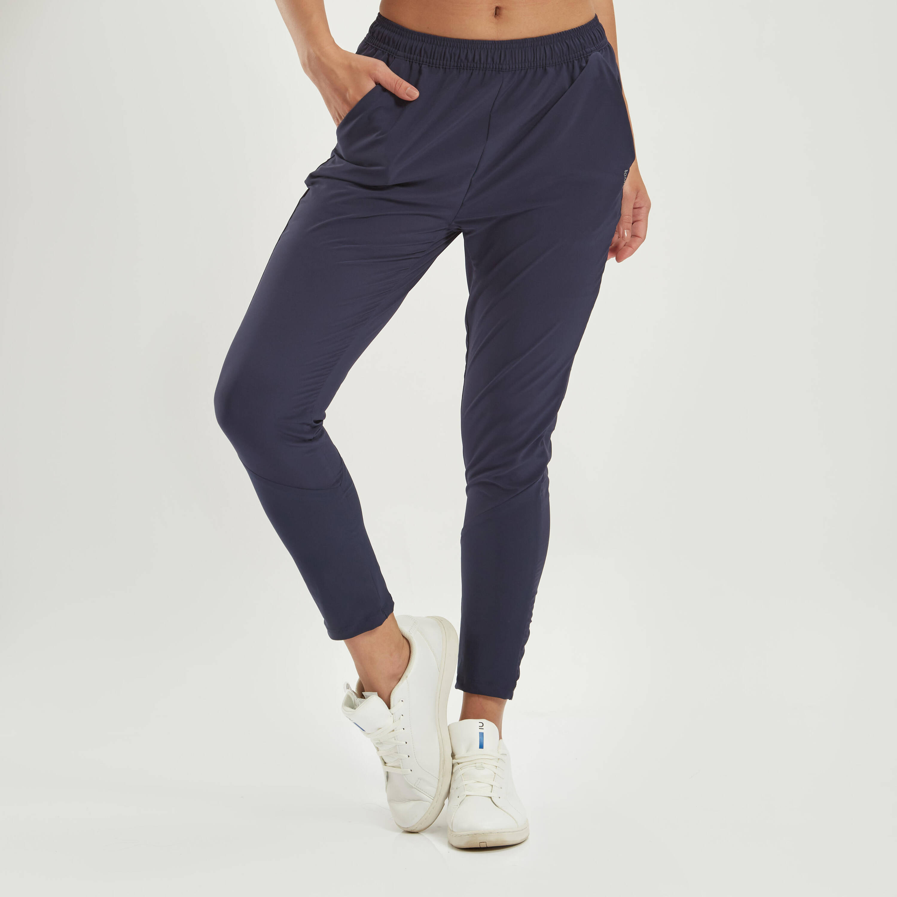 Women Gym Pants Carrot-Cut - Navy Blue -  4