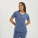 Women Gym Sports T-Shirt - Blue