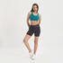 Sports Bra High Support with Zip - Purple