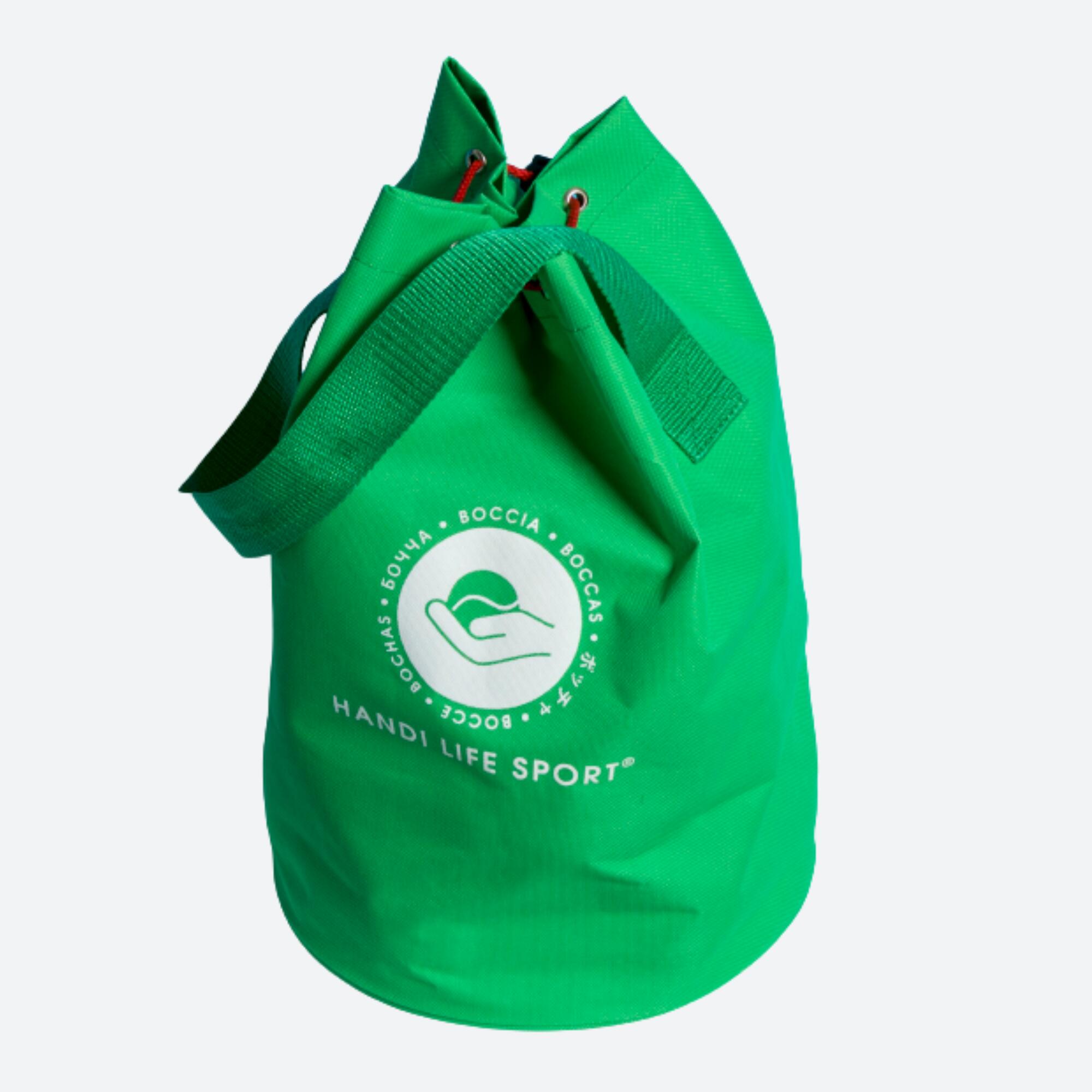 Set Boccia parasport în exterior de 12 mingi albastre și roșii