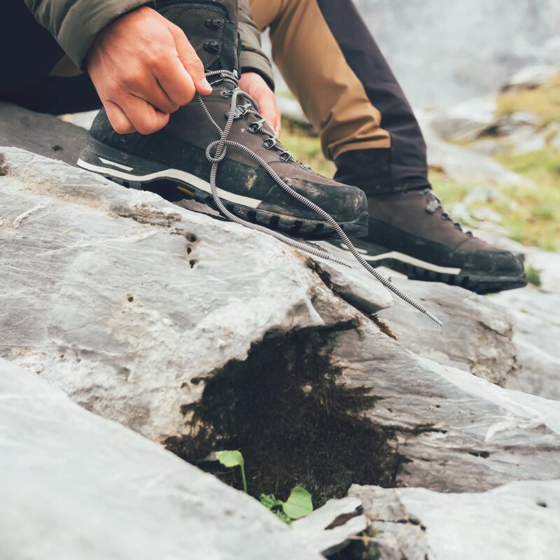 Buty trekkingowe męskie Forclaz MT900 skóra, wodoodporne 