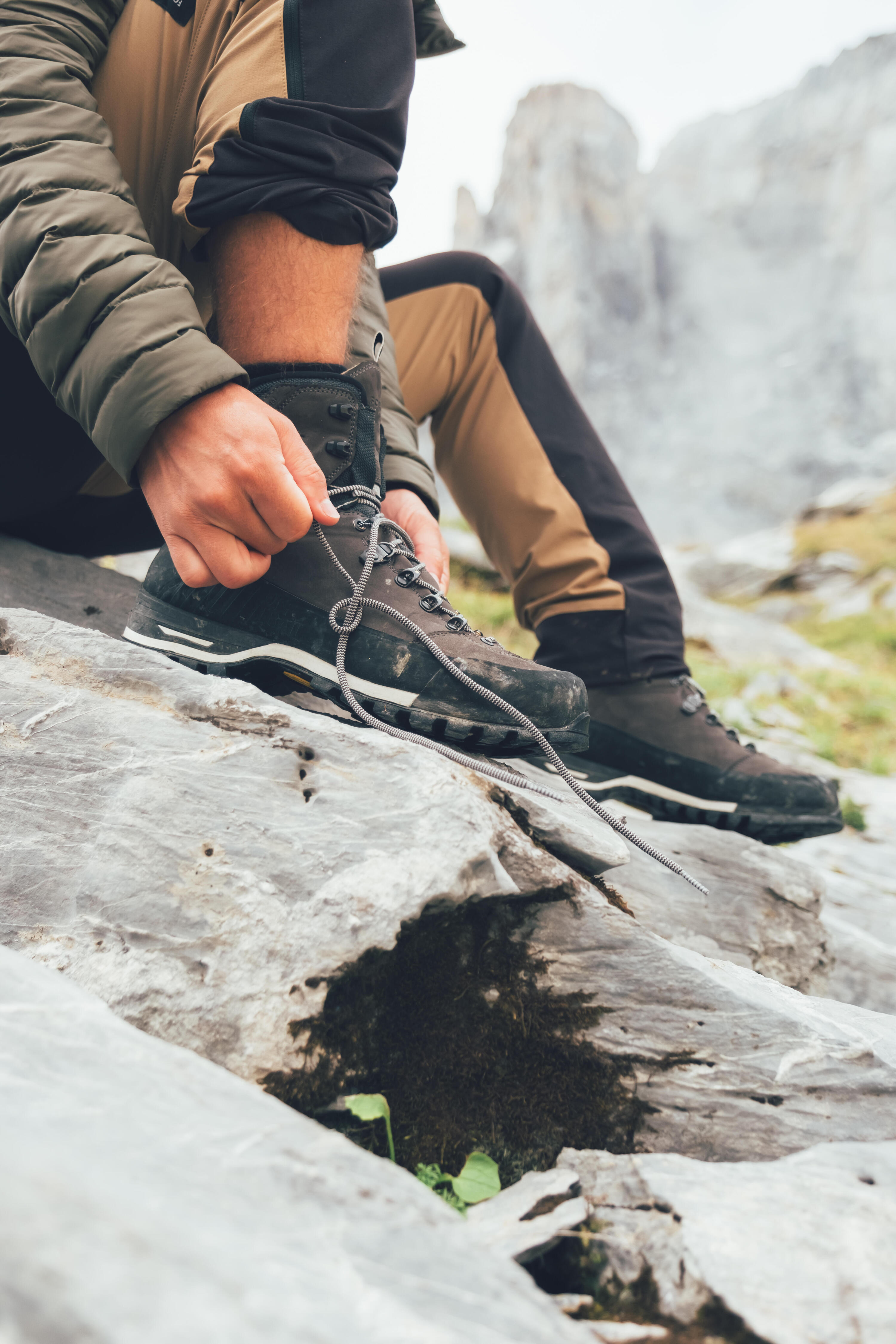 Waterdichte lederen trekkingschoenen voor heren Vibram MT900 Matryx hoog 10/11