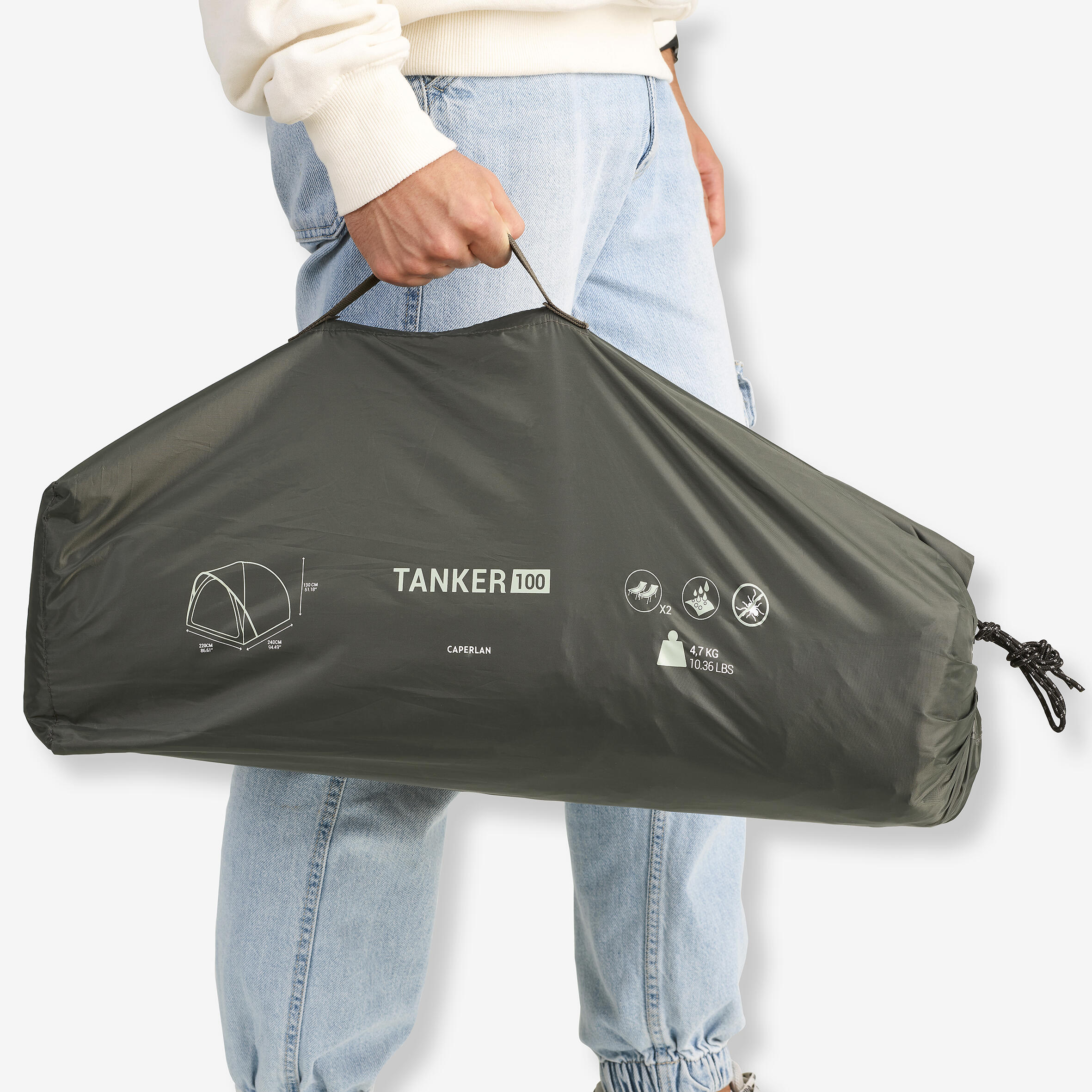 Bivvy voor karpervissen Tanker 100 9/9